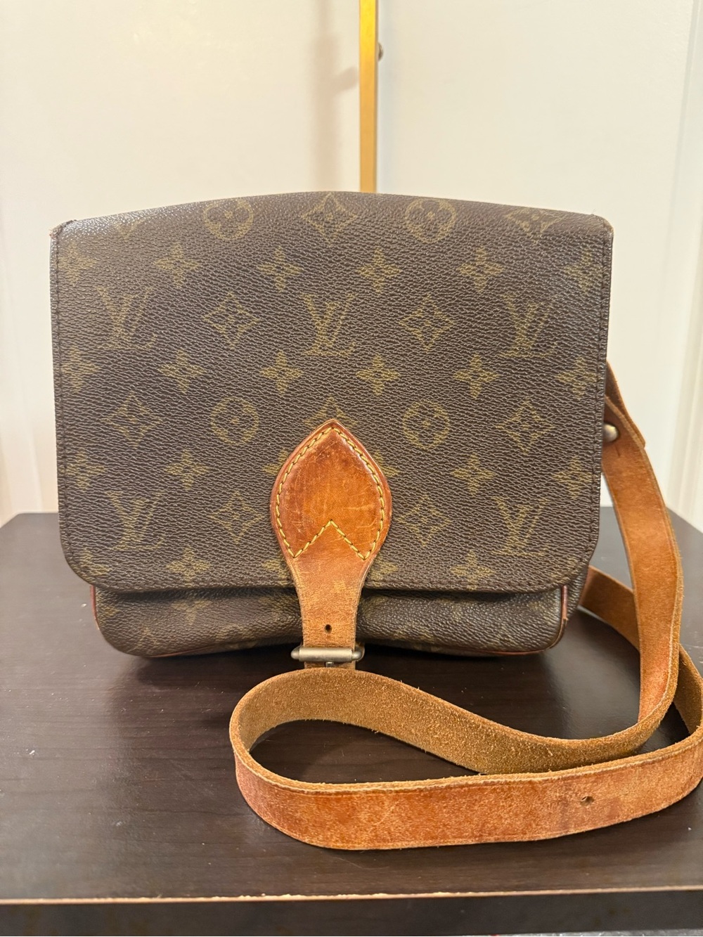 Louis Vuitton Monogram Leather Strap Crossbody - Brown & Tan - Picture 7 of 7